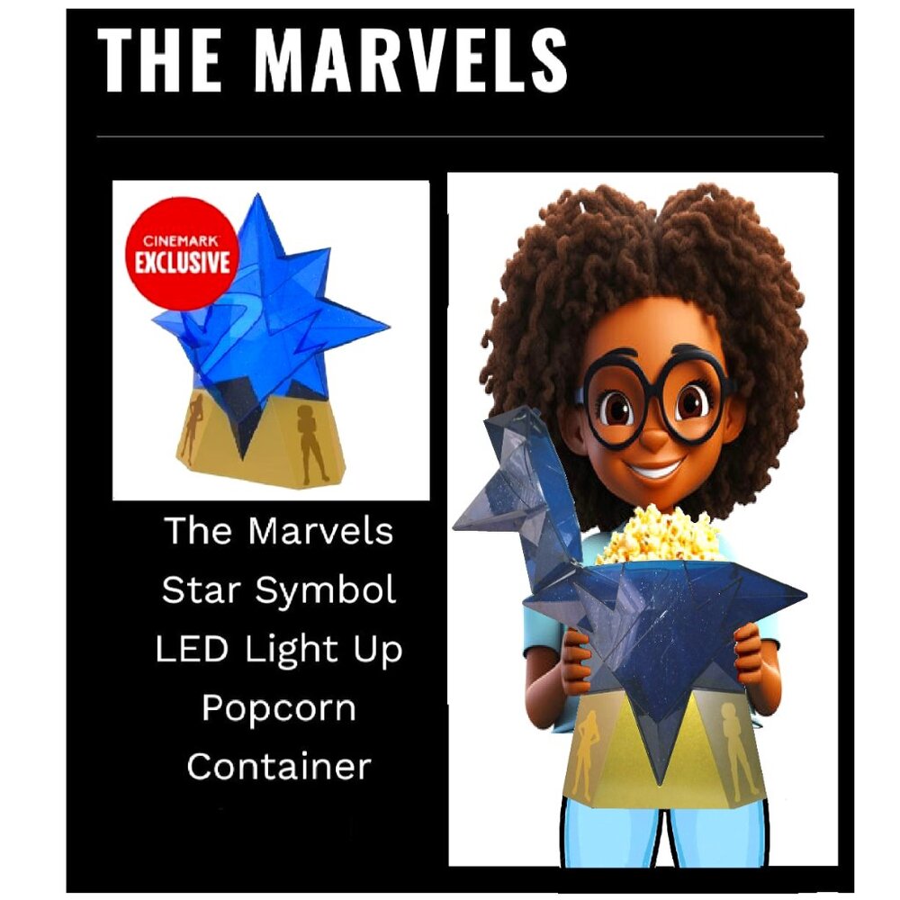 COPY - Marvels LED Light Up Popcorn Container Bucket